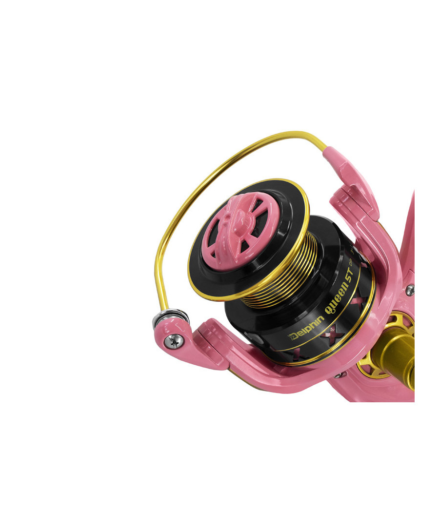 Kołowrotek Delphin Queen 6000 6T różowy