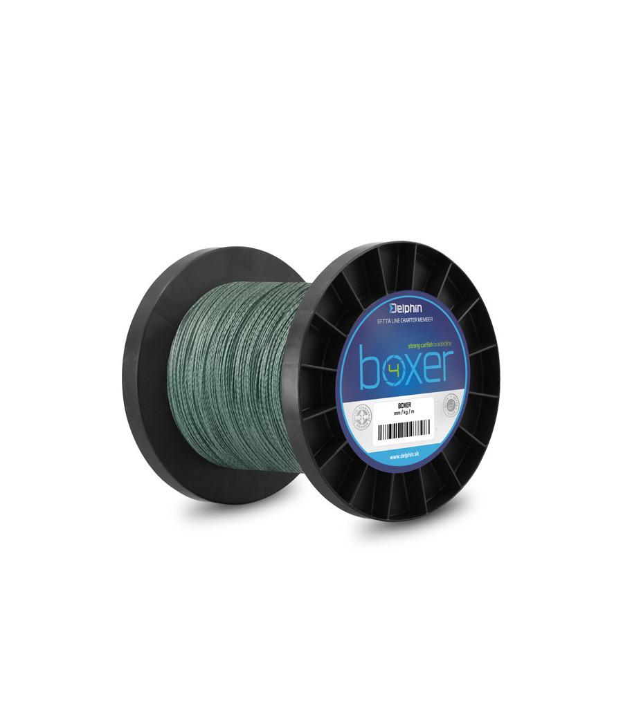 Plecionka Sumowa 0,60mm 52,6kg 1100m Delphin Boxer 4 Zielona