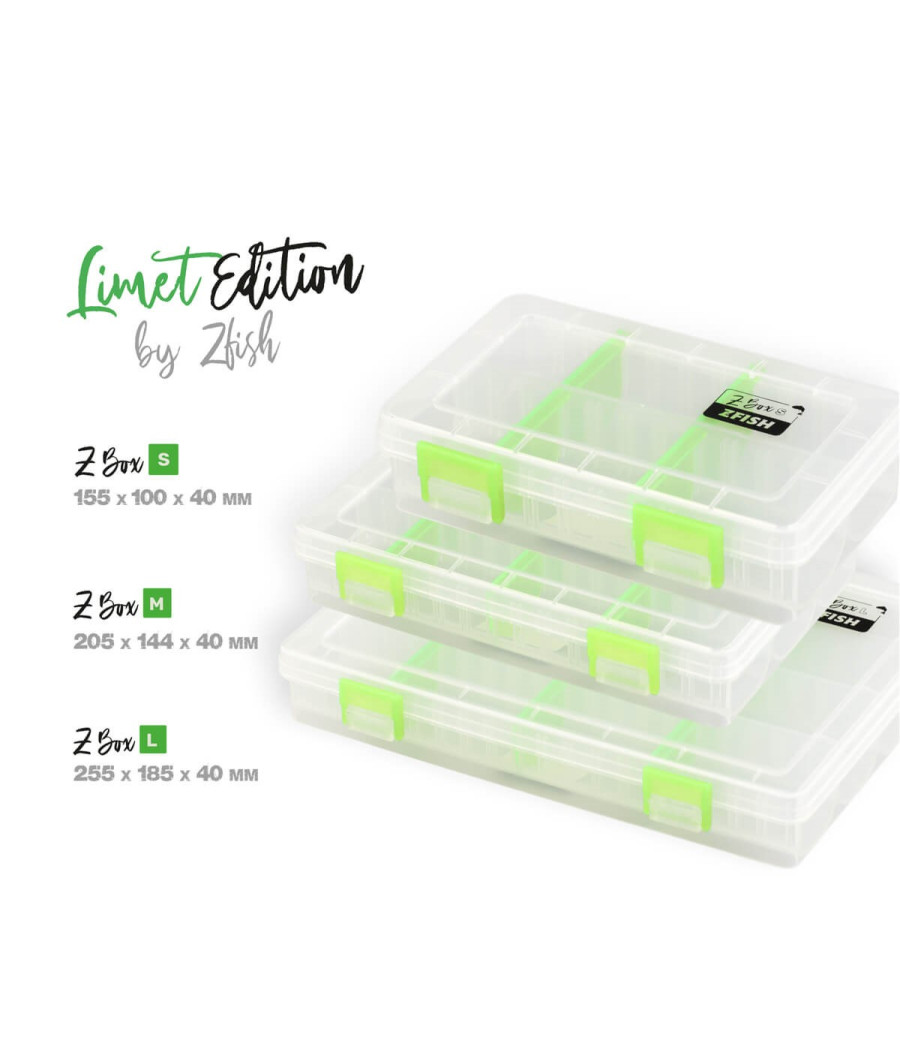 ZFISH Pudełko z Przegródkami Z-Box L na przynęty