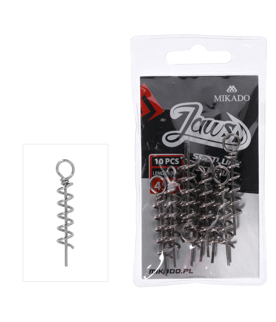WKRĘT DO GUM PRZYNĘT MIĘKKICH JAWS 26mm/4mm 10szt Mikado