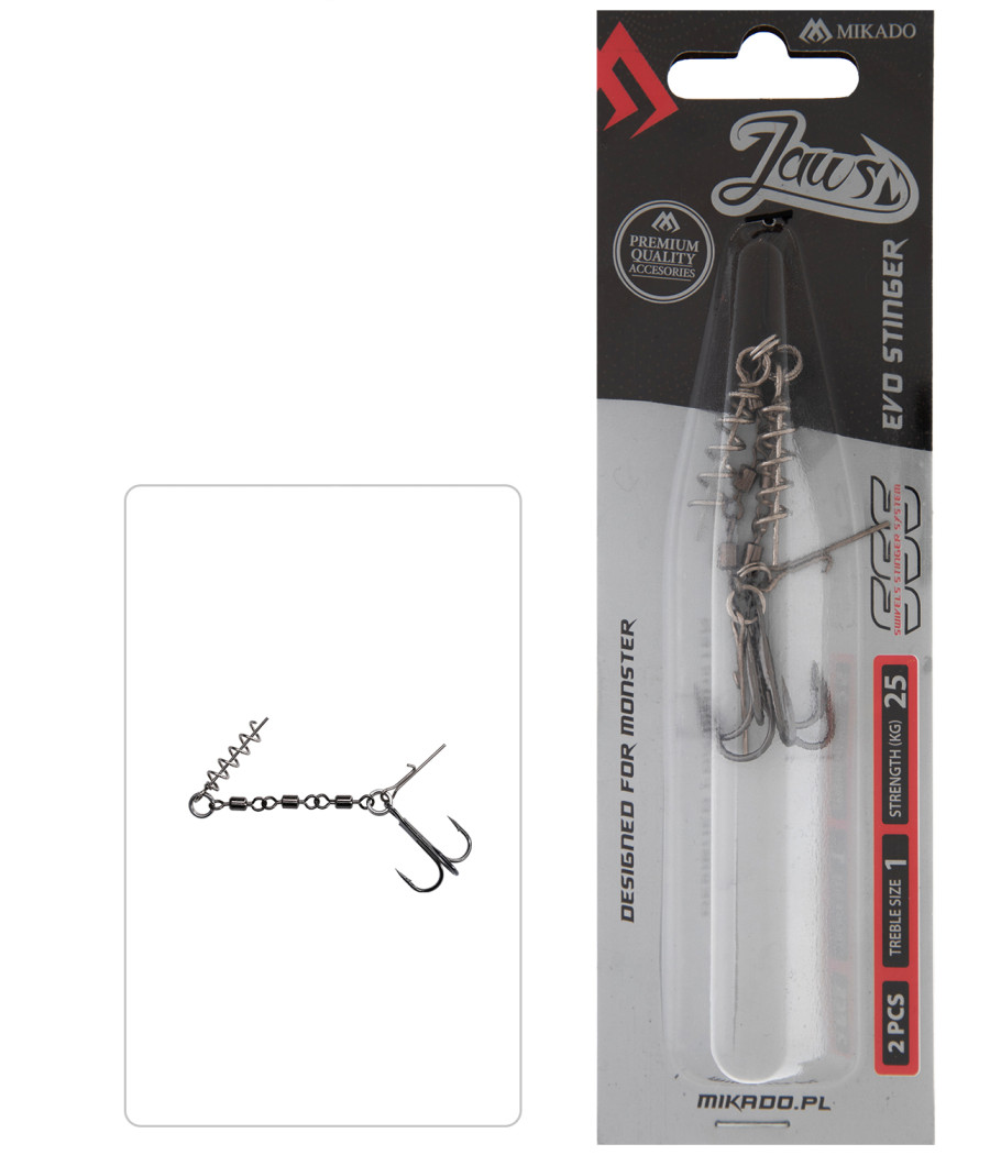 DOZBROJKA - Z KRĘTLIKÓW JAWS EVO STINGER - 25kg - Kotwica nr 1- op.2szt.