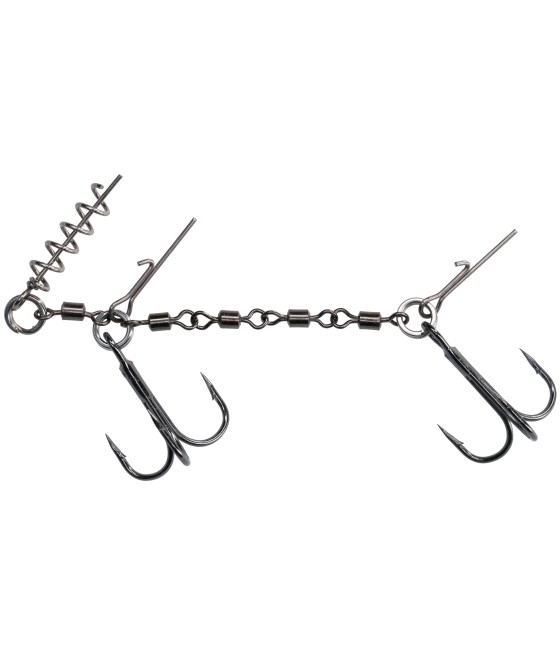 DOZBROJKA - Z KRĘTLIKÓW JAWS DOUBLE EVO STINGER - 25kg - kotwice nr 1/0 - op.1szt.