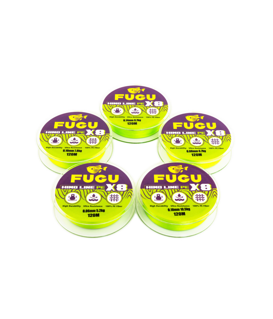 Plecionka Spinningowa FUGU HIMO LINE PE X8 0,08mm 6,7kg 120m