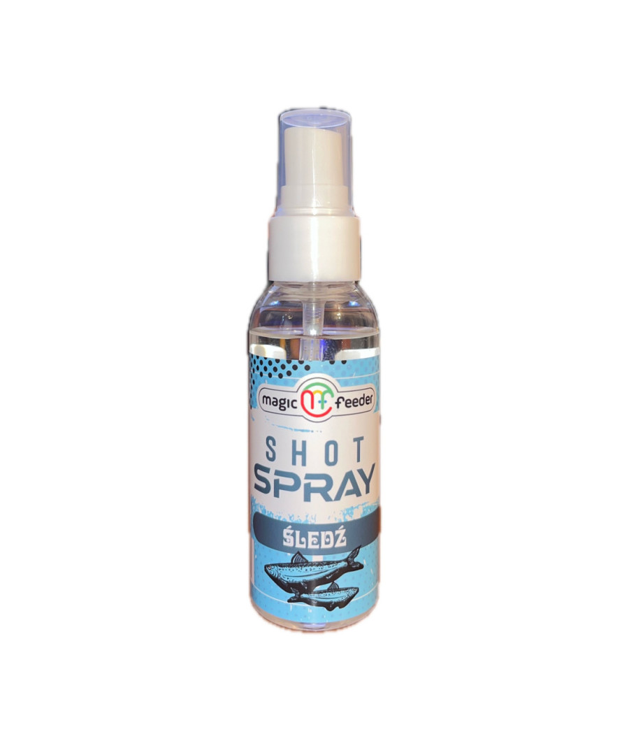 Shot Spray - Śledź dopalacz 50ml atraktor Magic Feeder Shot Spray - Śledź dopalacz 50ml atraktor Magic Feeder