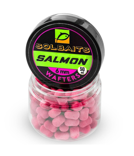 KULKI WAFTERS SALMON SOLBAITS różowe 6mm 50ml