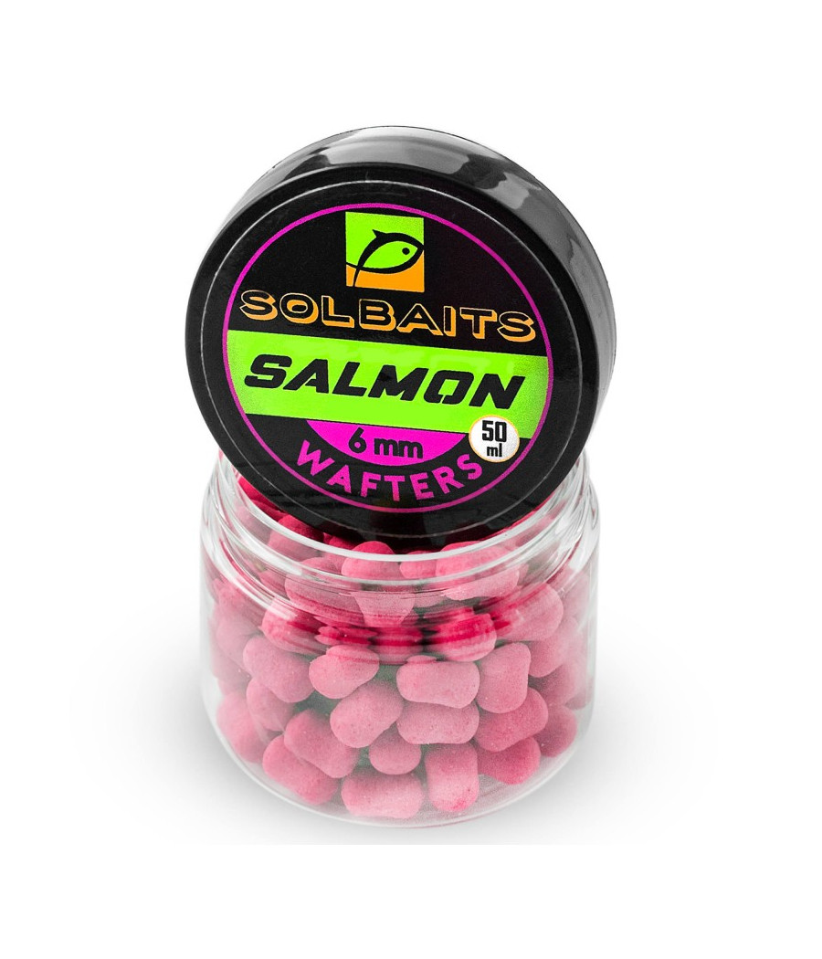 KULKI WAFTERS SALMON SOLBAITS różowe 6mm 50ml