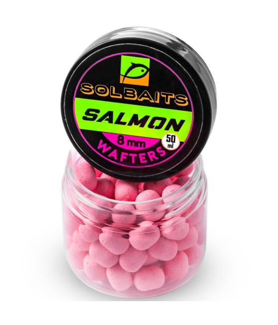 KULKI WAFTERS SALMON SOLBAITS różowe 8mm 50ml