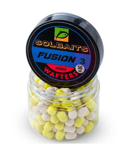 KULKI WAFTERS FUSION 3 Mini SOLBAITS białe żółte 50ml