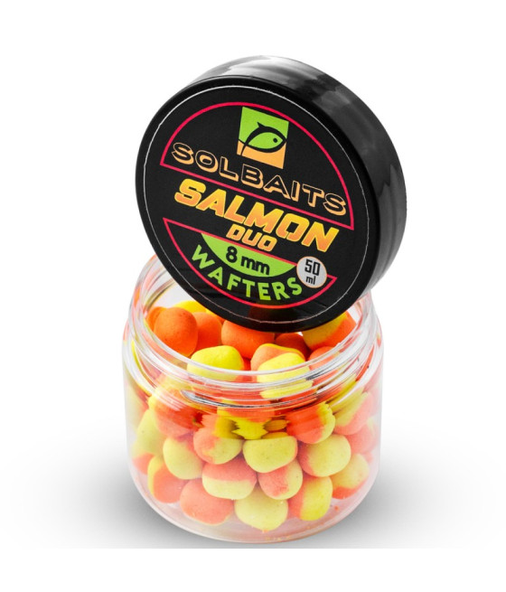KULKI WAFTERS SALMON DUO SOLBAITS orange-yellow 8mm 50ml