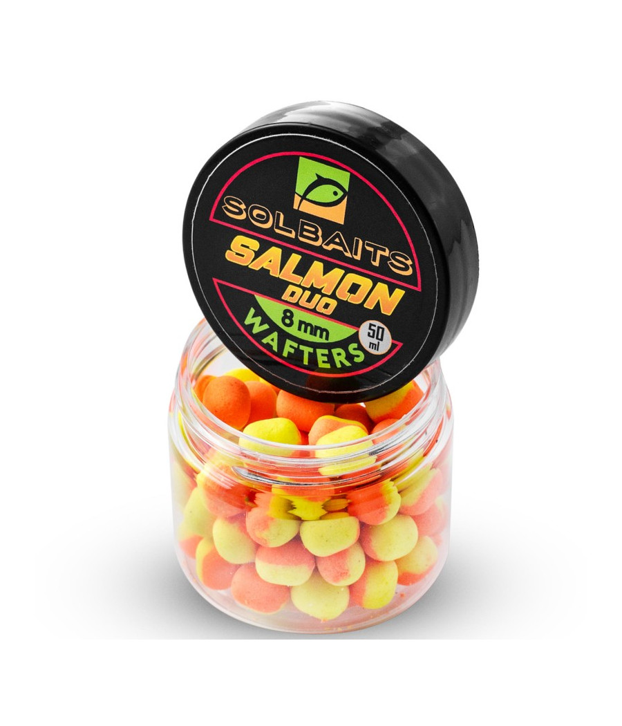 KULKI WAFTERS SALMON DUO SOLBAITS orange-yellow 8mm 50ml