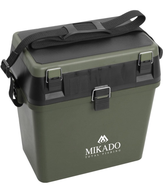 SKRZYNKA SIEDZISKO 37x24x37.5cm ZIELONA Mikado Podlodowa Do Siedzenia