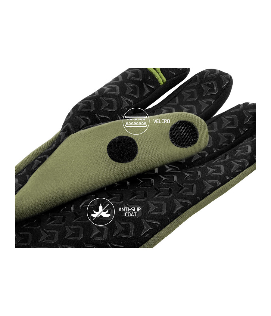 Rękawice Zimowe Wędkarskie Delphin RWR Free roz XL