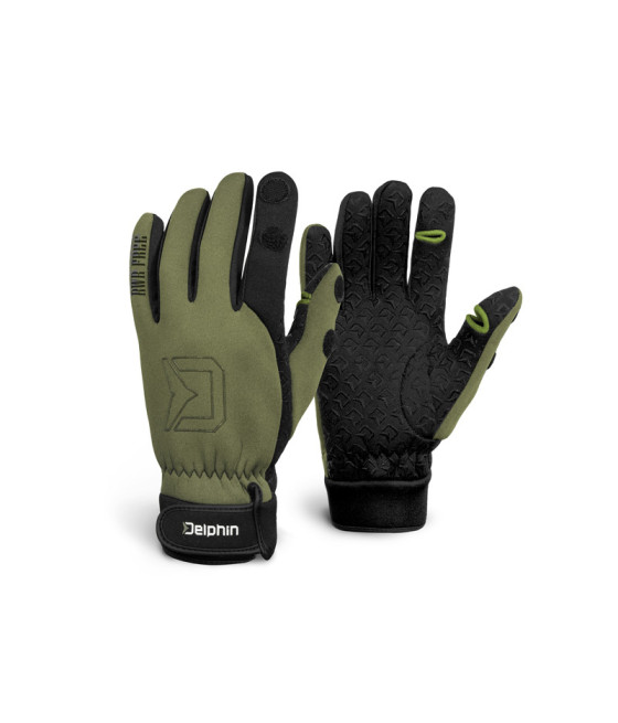 Rękawice Zimowe Wędkarskie Delphin RWR Free roz XL