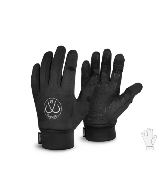 Rękawice Zimowe Wędkarskie Delphin BlackWAY Free roz XL