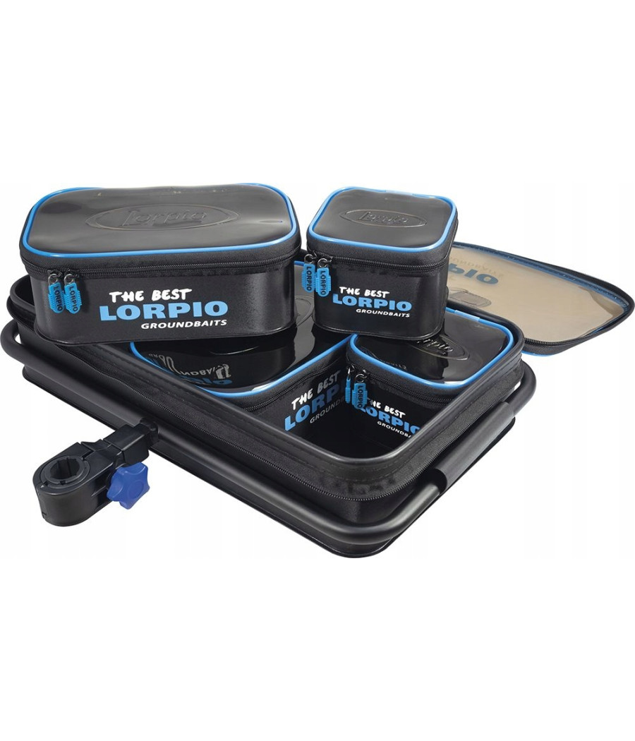 Półka boczna z zestawem pojemników Organizer EVA LORPIO uchwyt na nogę Ø 25,30,36 mm