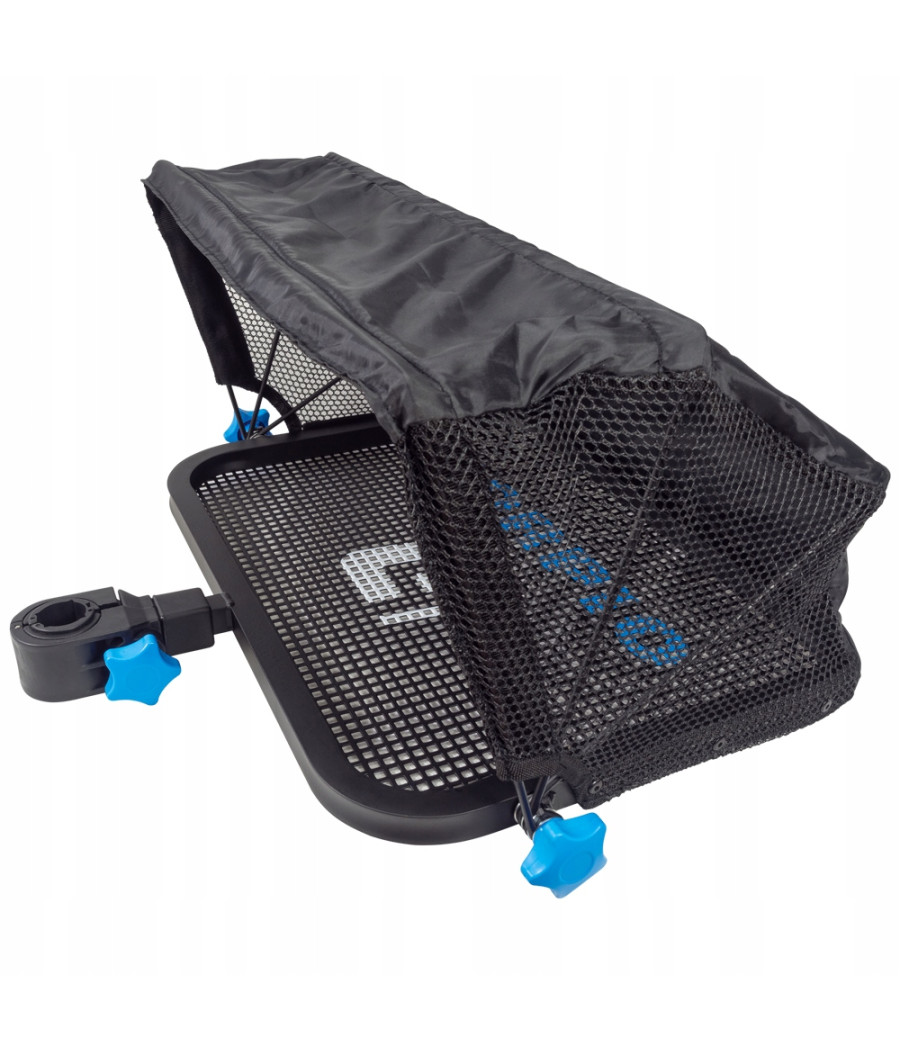 Tacka Półka boczna z parawanem LORPIO Master Tray 400 40x30cm uchwyt na nogę Ø 25,30,36 mm