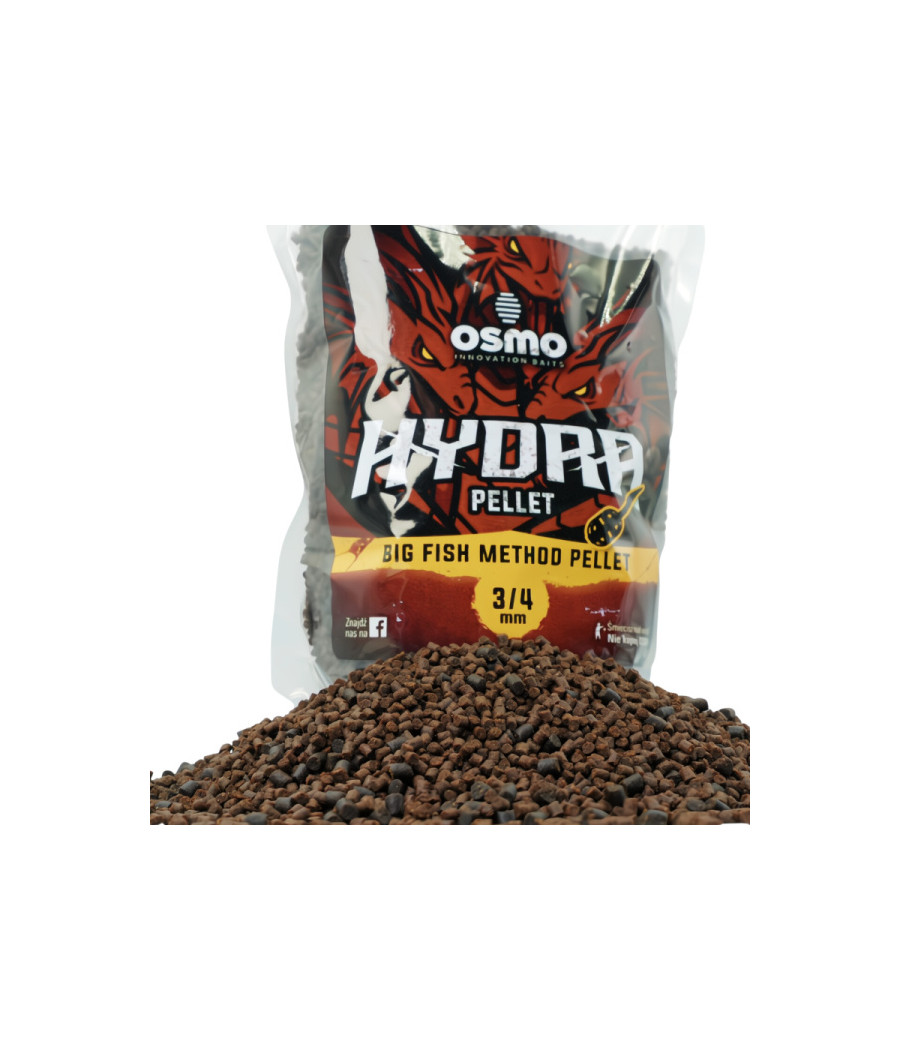 Pellet zanętowy OSMO BIG FISH HYDRA PELLET 3/4mm - 800g ciemny Pellet zanętowy OSMO BIG FISH HYDRA PELLET 3/4mm - 800g ciemny