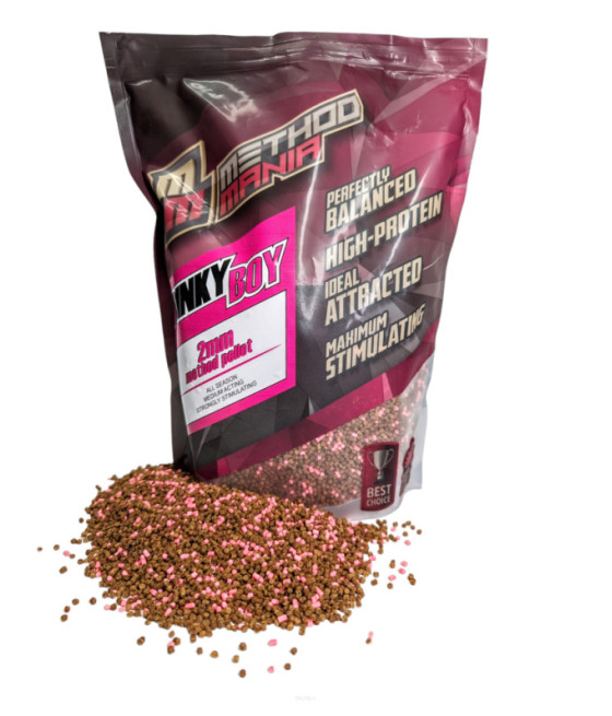 Pellet zanętowy Method Mania 900g 2mm - Pinky Boy różowy