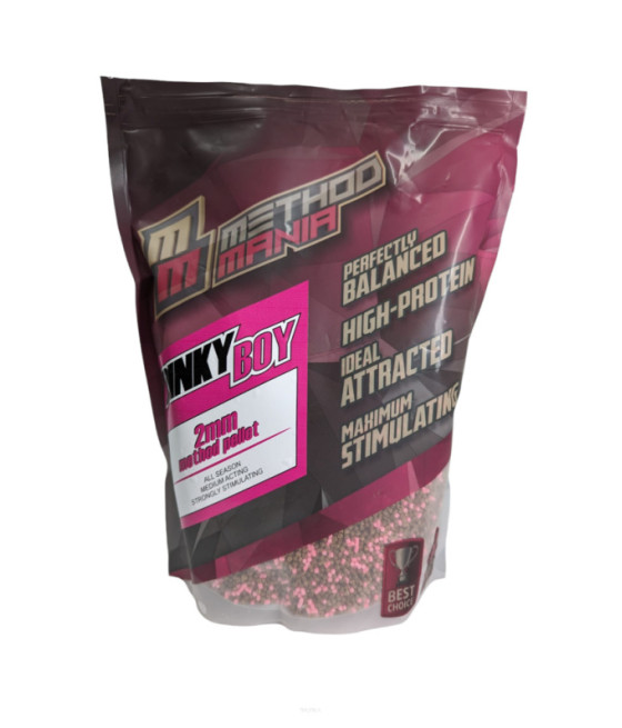 Pellet zanętowy Method Mania 900g 2mm - Pinky Boy różowy