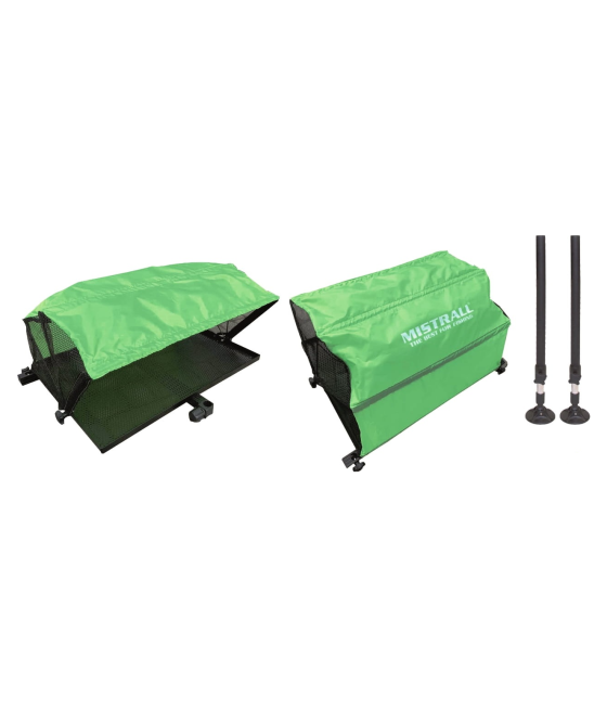 Platforma półka boczna z osłoną parawanem i nogami Mistrall 65×44,5×30 cm – D36/25