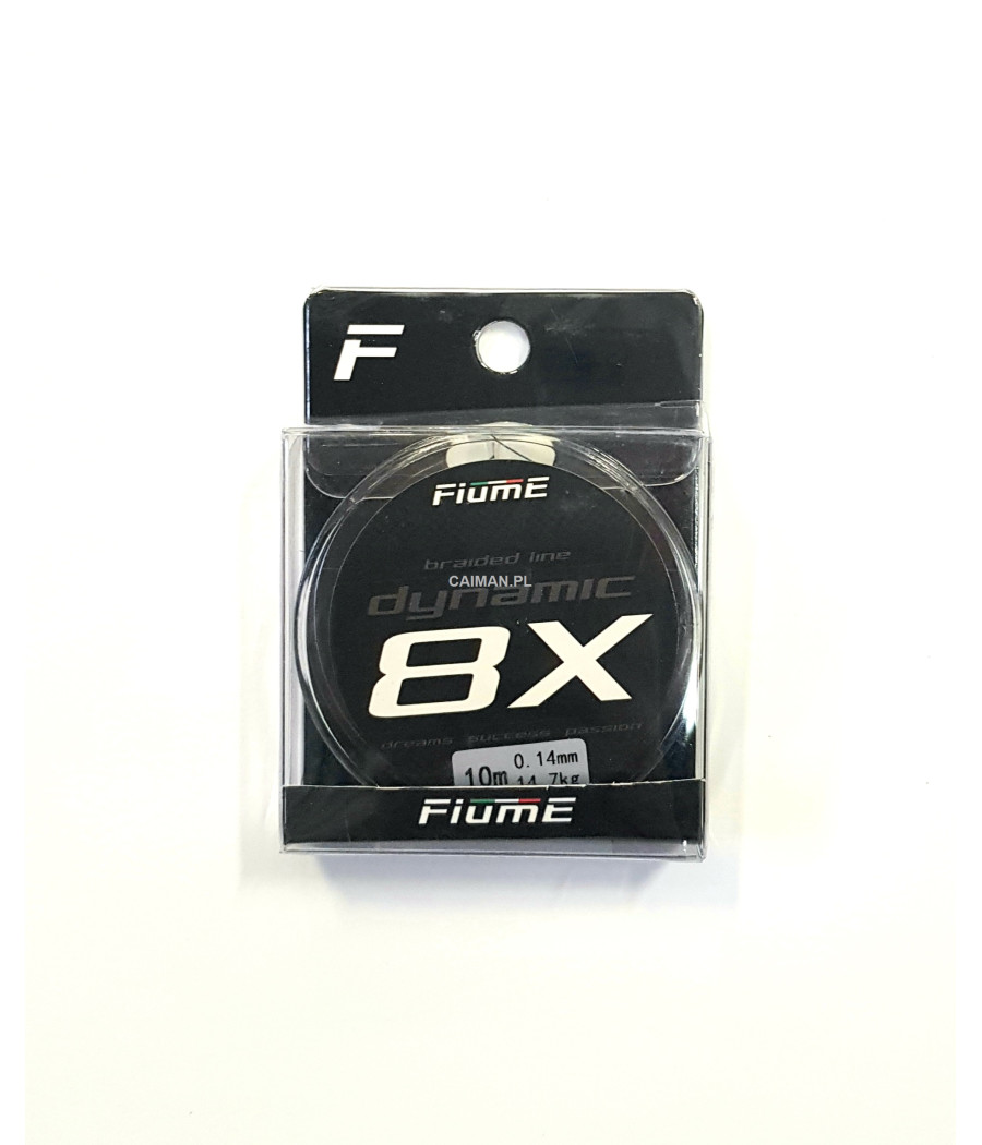 Plecionka Przyponowa Dynamic 8X 10m Dark Grey 0,08mm