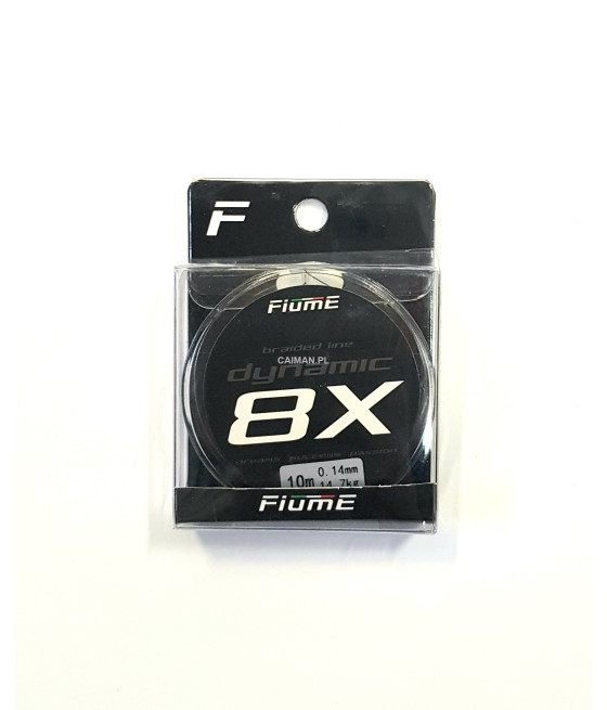 Plecionka Przyponowa Dynamic 8X 10m Dark Grey 0,12mm