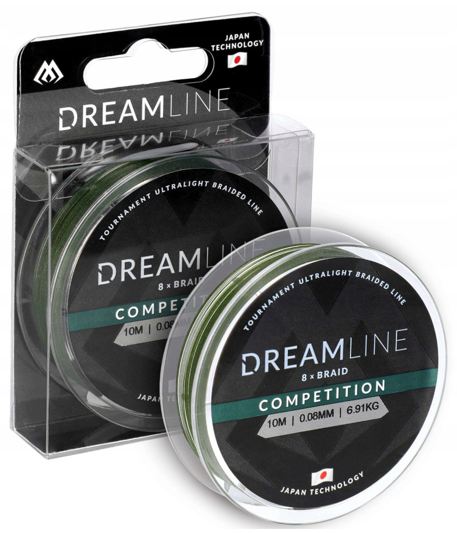 Plecionka Przyponowa DREAMLINE COMPETITION x8 green 0,16 mm/10m Mikado