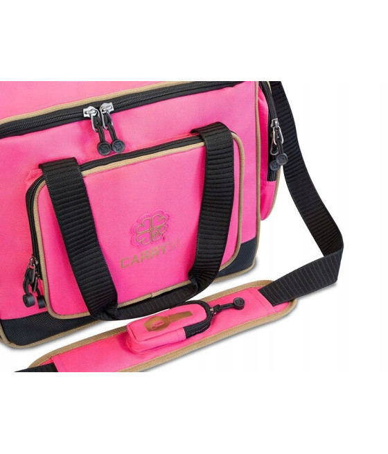 Duża Torba Wędkarska Delphin Queen Różowa Carry Xl