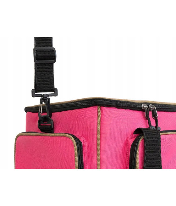 Duża Torba Wędkarska Delphin Queen Różowa Carry Xl