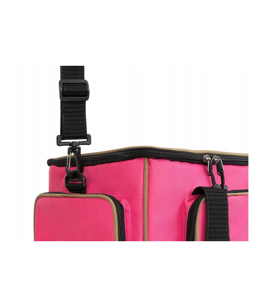 Duża Torba Wędkarska Delphin Queen Różowa Carry Xl