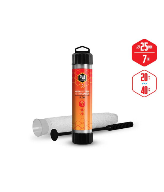 Siatka PVA Tunel + Ubijak Slow 'n Tastic - PVA 25mm 7m
