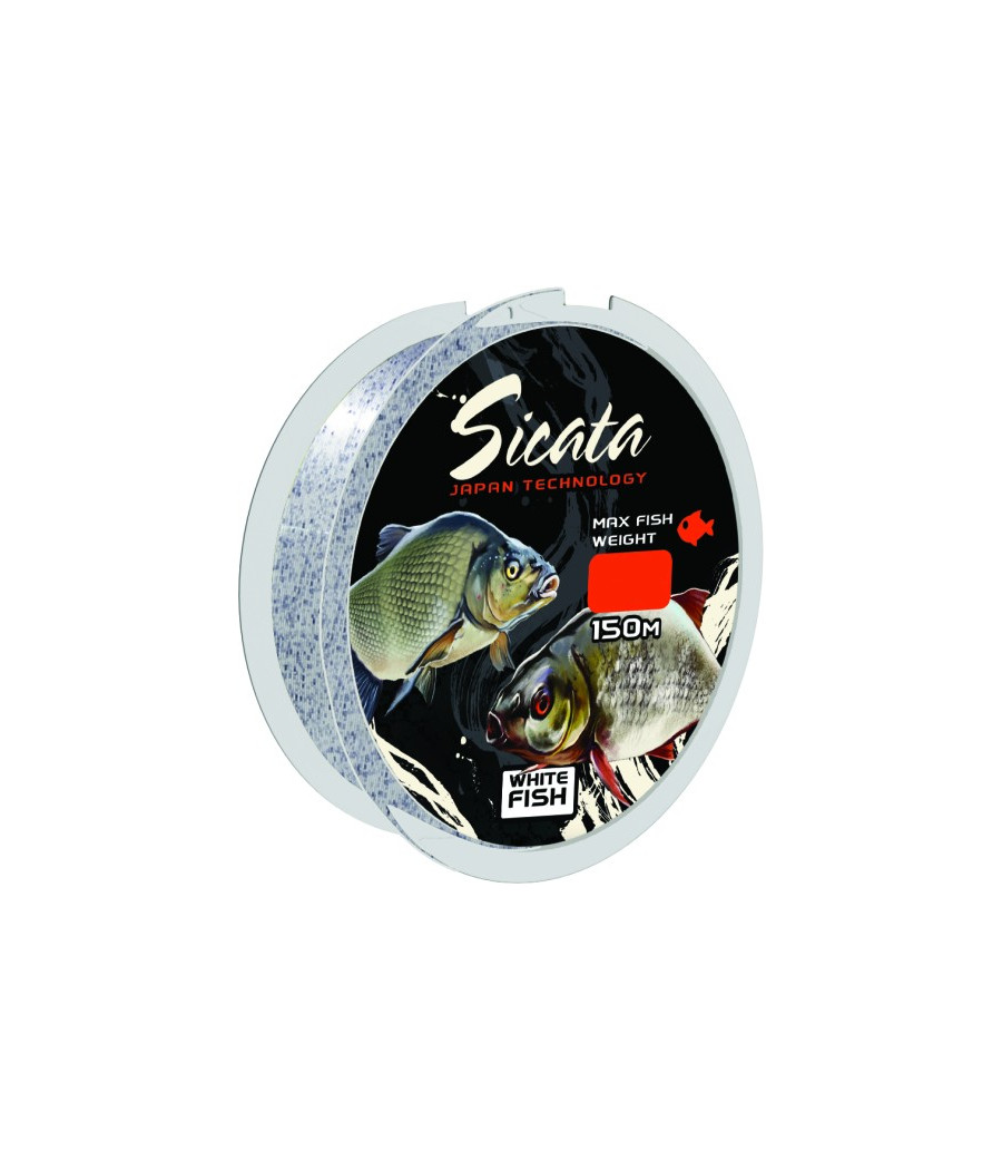 Żyłka Uniwersalna Biała 3D Sicata White Fish Mistrall 0,20mm 150m 8,90kg