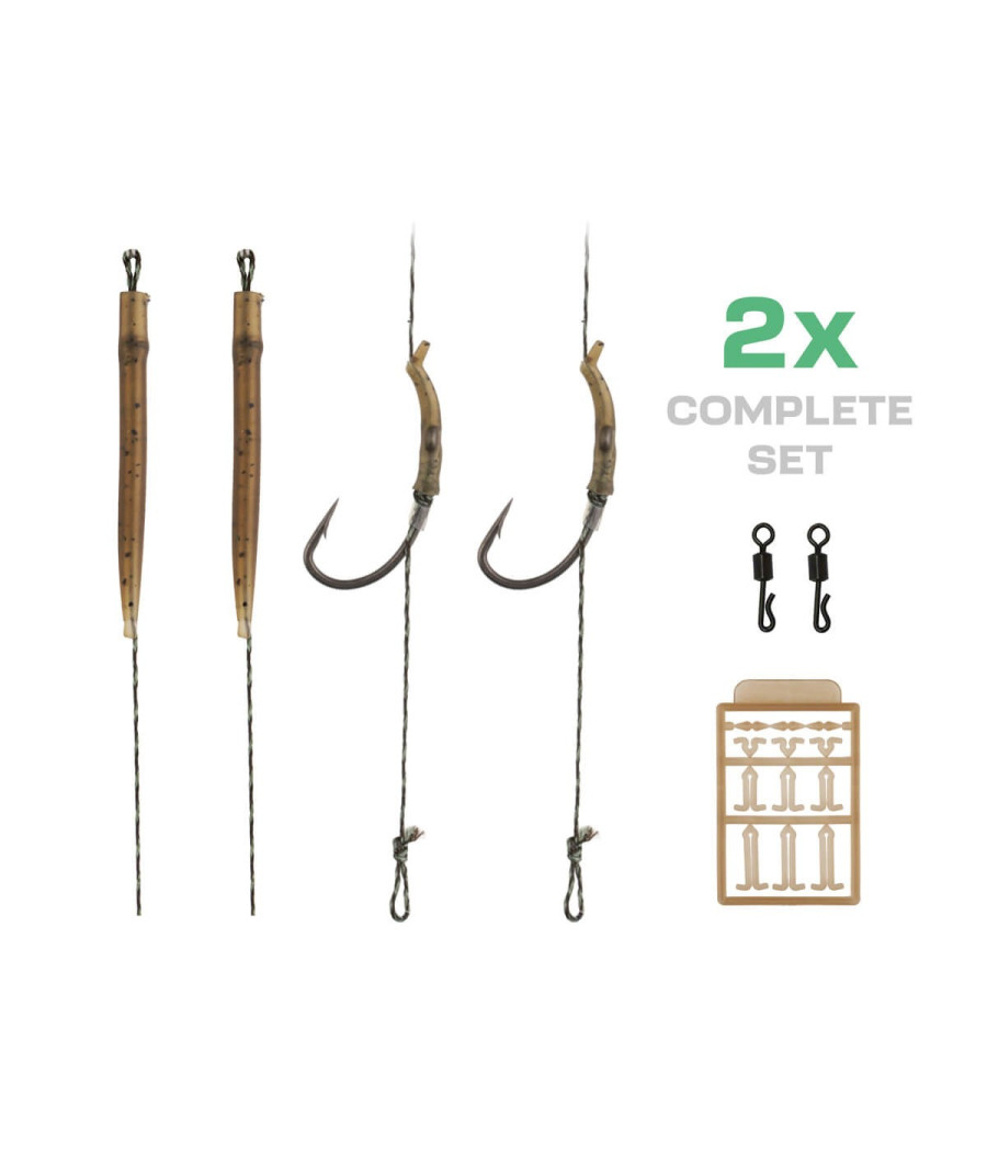 Przypony Karpiowe ZFish Crang Carp Rig roz. 6 2szt Zadziorowe