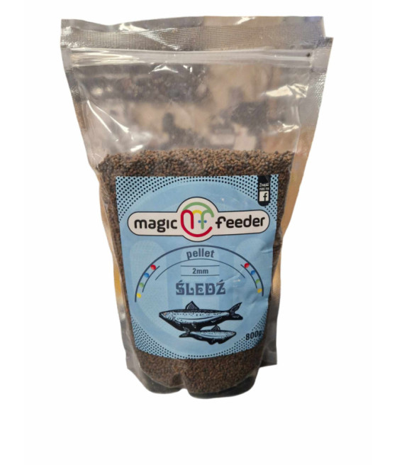 Pellet MAGIC FEEDER ŚLEDŹ DO METODY 2mm 800g