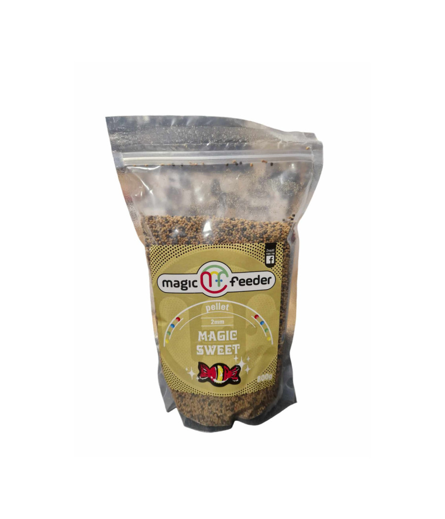 PELLET MAGIC FEEDER SWEET DO METODY Rybny Banan-Słodka Kukurydza 2mm PELLET MAGIC FEEDER SWEET DO METODY Rybny Banan-Słodka Kukurydza 2mm