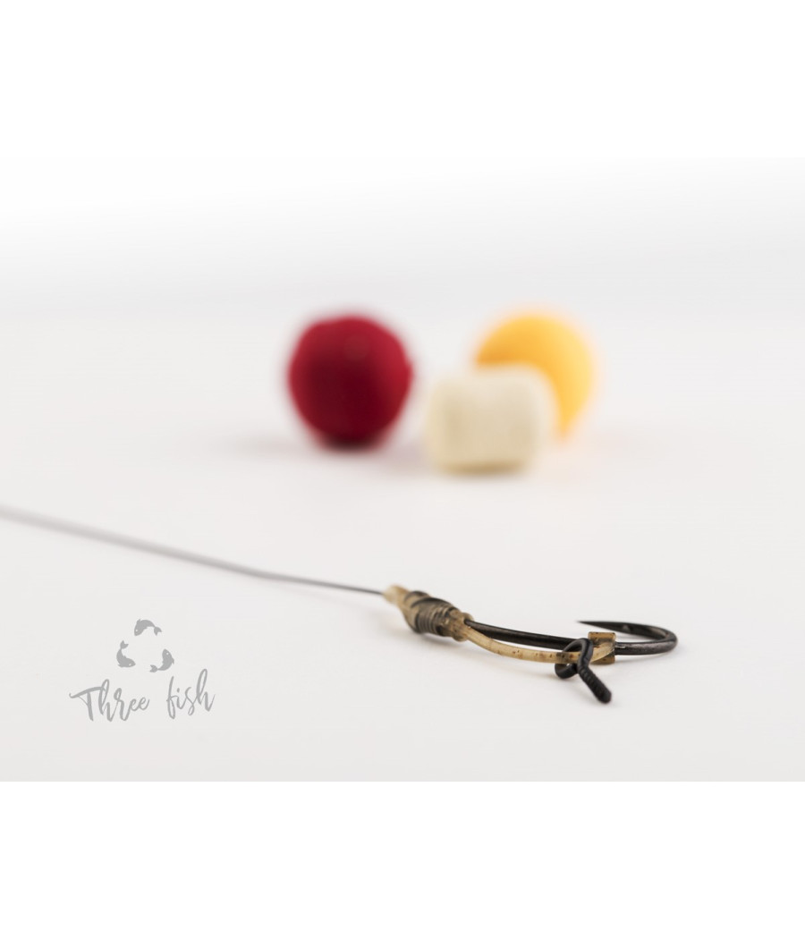 Przypony Karpiowe ZFish Monofilament Carp Rig roz. 8 2szt Zadziorowe