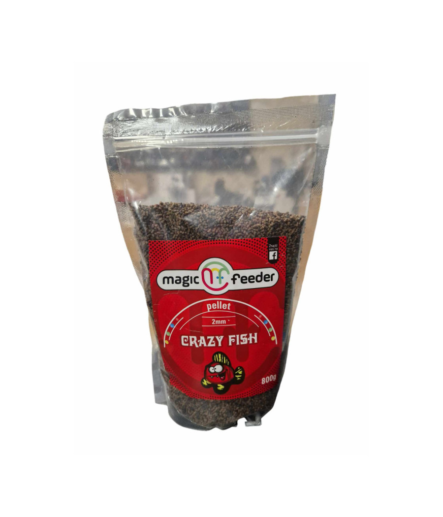 PELLET MAGIC FEEDER CRAZY FISH DO METODY 2mm 800g PELLET MAGIC FEEDER CRAZY FISH DO METODY 2mm 800g