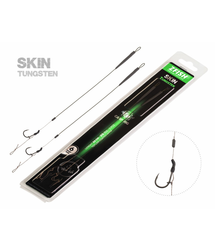 Przypony Karpiowe ZFish Tungsten Carp Rig roz. 6 2szt Zadziorowe