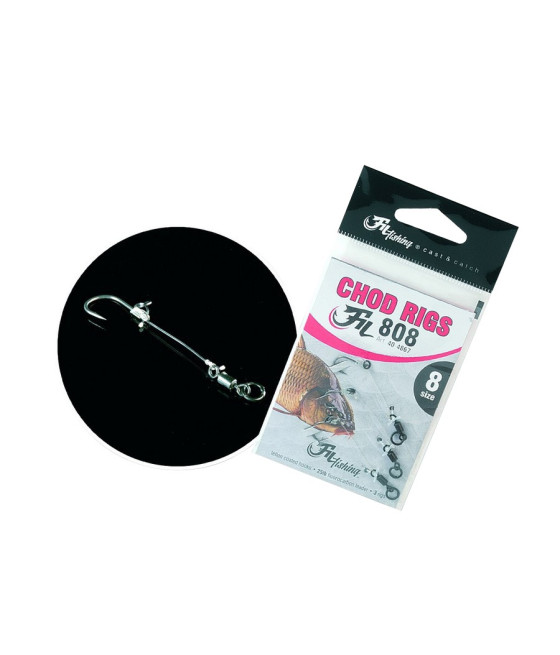 Przypłony Karpiowe FilFishing Chod Rigs FIL808 roz. 4 3szt