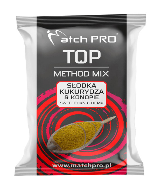 Zanęta MatchPro Method Mix Słodka Kukurydza & Konopie 700g