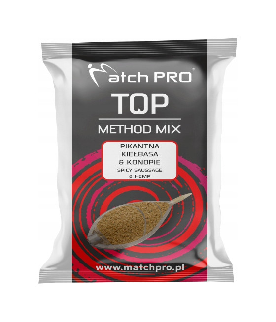 Zanęta MatchPro Method Mix Pikantna Kiełbasa i Konopie 700g