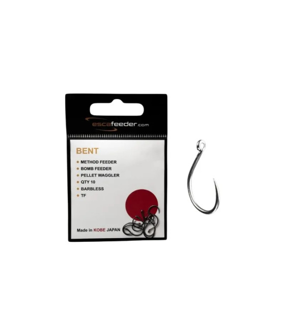 Haczyki Escafeeder BENT 14 Bezzadziorowe 10szt