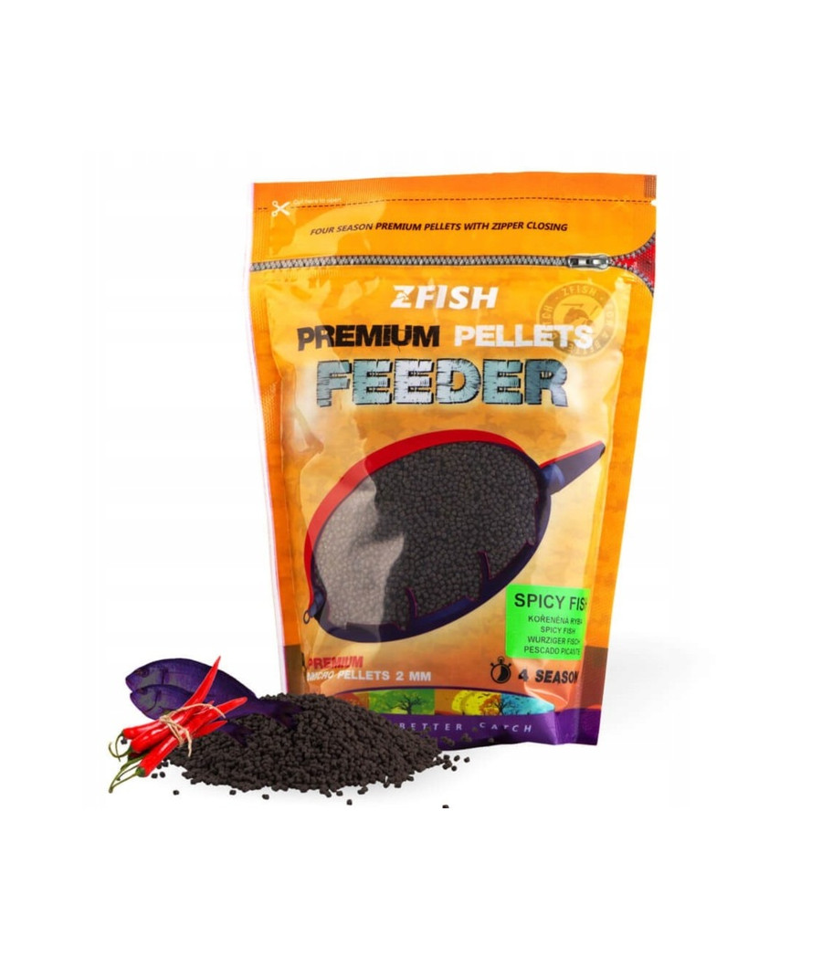 Micro Pellet ZFish Method Premium Pellet Spicy Fish 2mm 700g