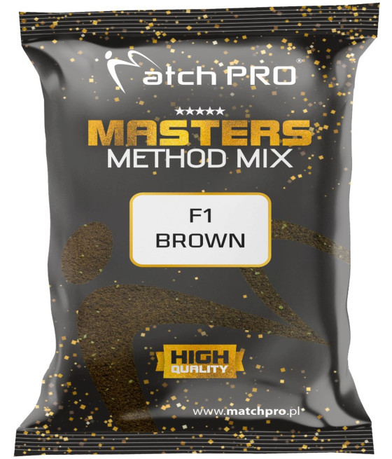 Pellet MatchPro Masters Method Premium Pellet F1 Brown 6mm 700g