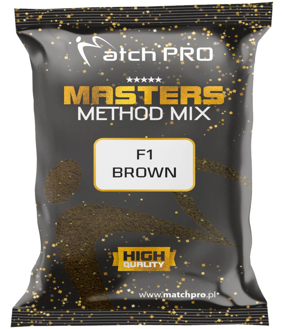 Pellet MatchPro Masters Method Premium Pellet F1 Brown 6mm 700g