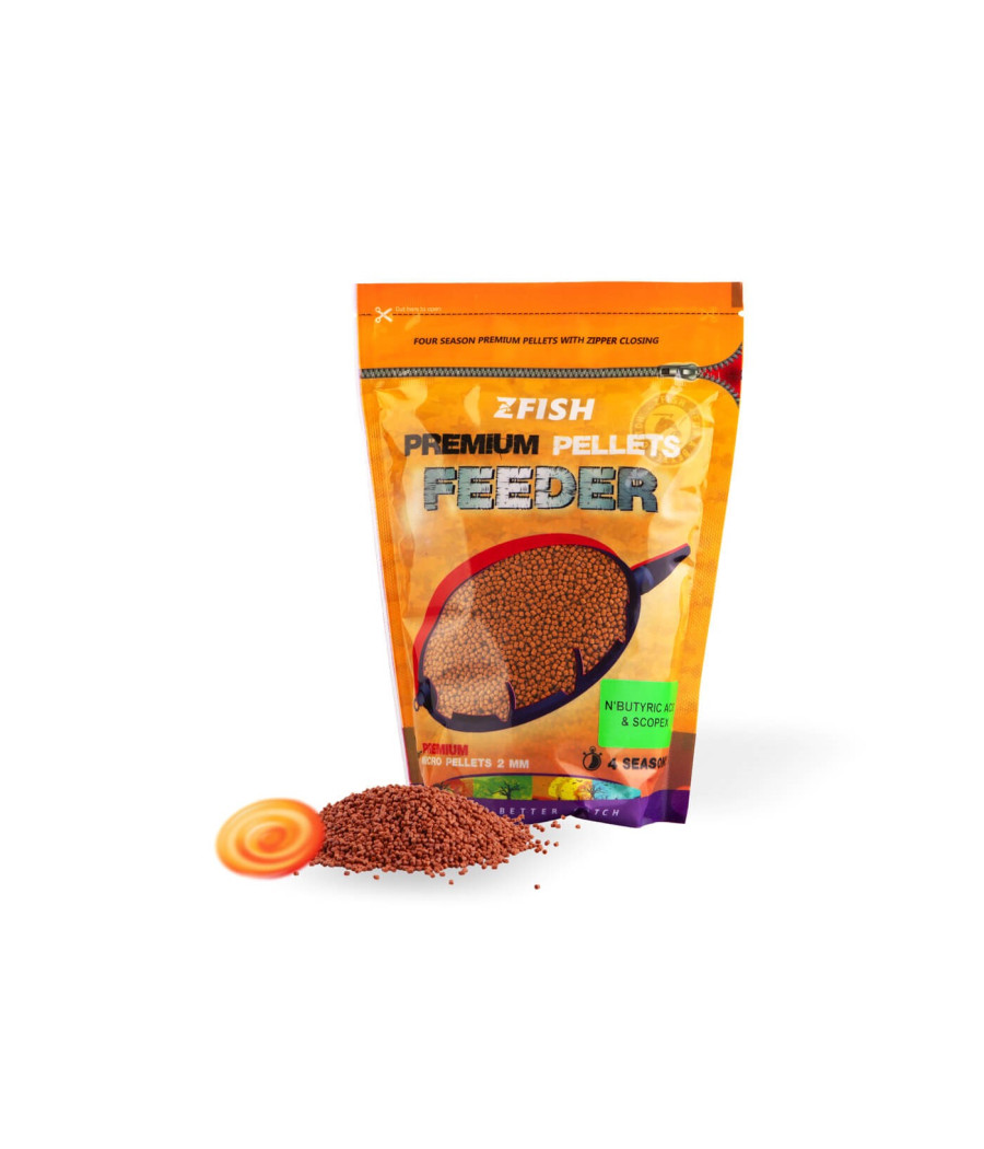 Micro Pellet ZFish Method Premium Pellet N-Butyric Acid & Scopex 2mm 700g