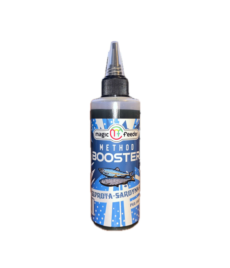 Method Booster - Szprota Sardynka 100ml Dip Dopalacz PVA FRIENDLY Magic Feeder Method Booster - Szprota Sardynka 100ml Dip Dopalacz PVA FRIENDLY Magic Feeder