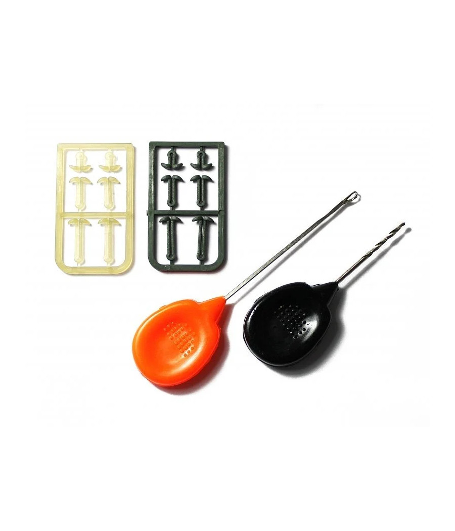 Zestaw Igła Wiertło Stopery Extra Carp Exc Baiting Tool Set