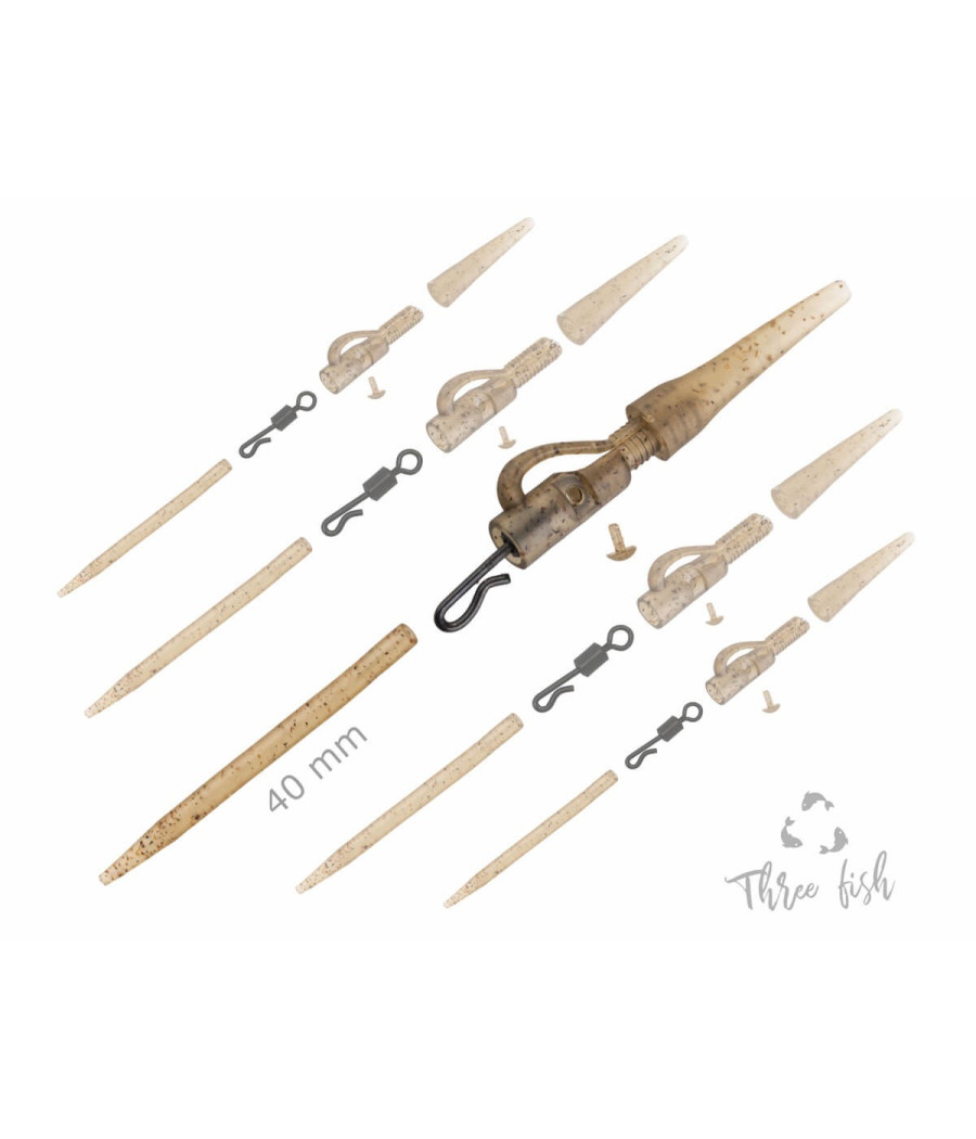 Kompletny Zestaw Klipsów Do Ciężarków Zfish 3w1 5szt