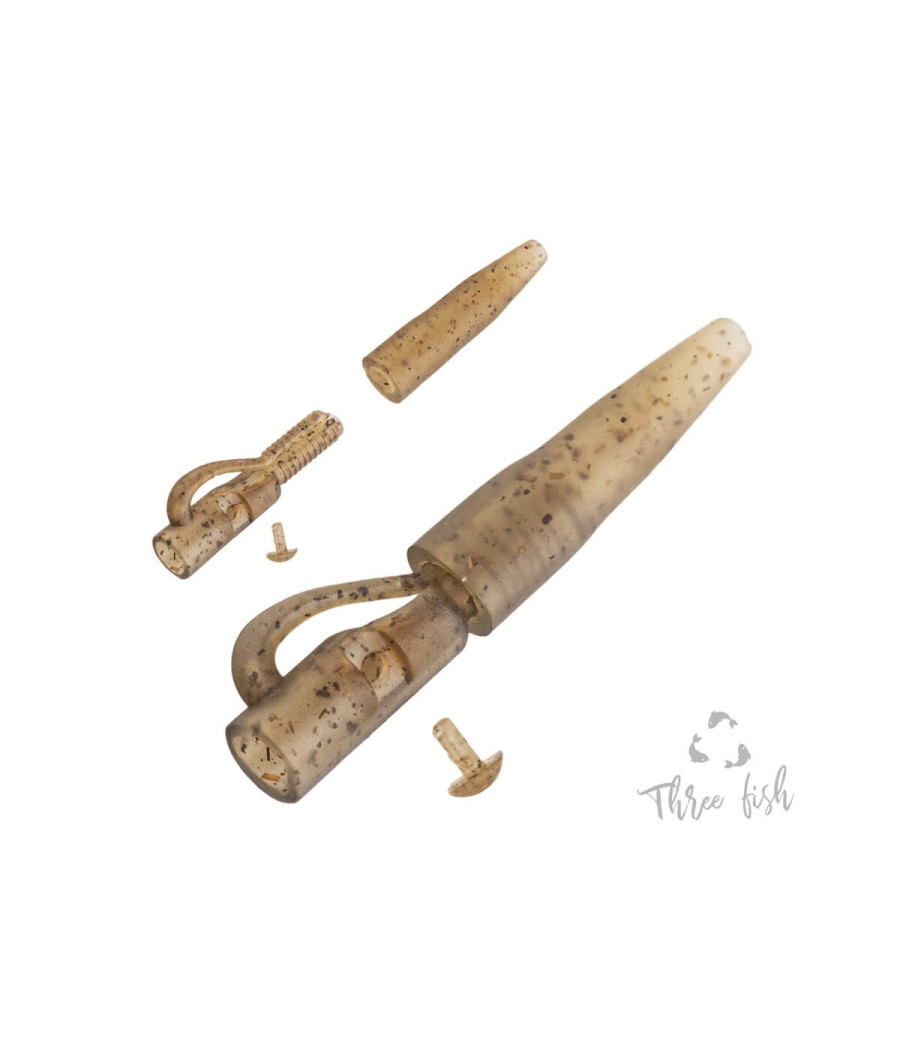 Zacisk Do Ciężarka I Guma Na Ogonie Zfish 6szt